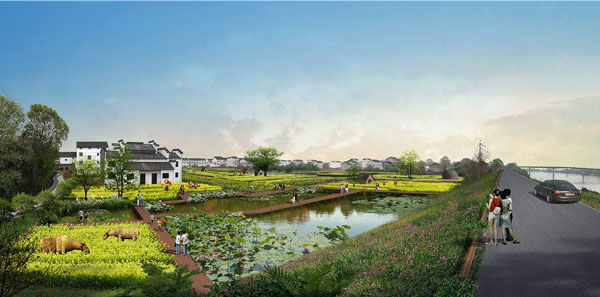 江西余江潢溪镇渡口村美丽乡村规划设计